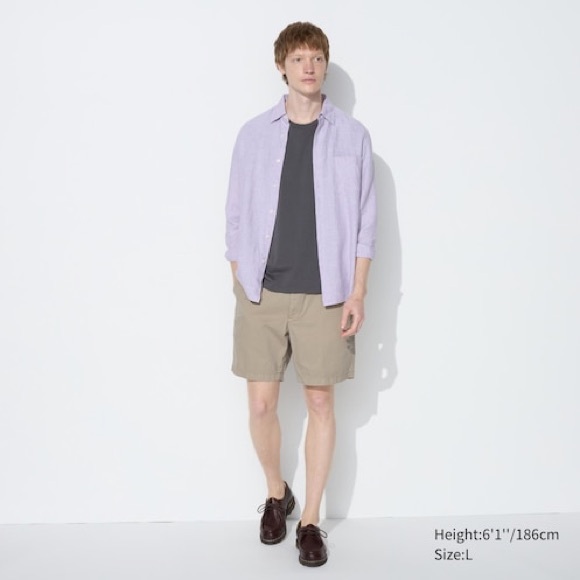 3 Uniqlo Men’s Chino 7” Shorts - Picture 1 of 12
